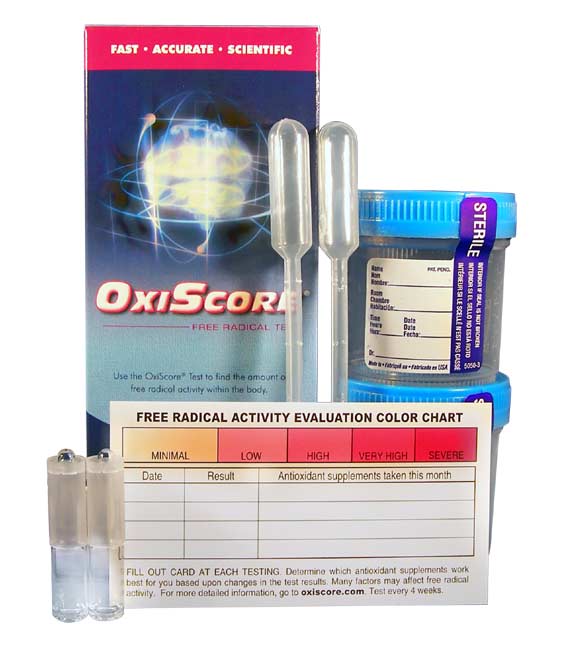 The Oxiscore is a simple, inexpensive free radical test that measures oxidative damage. 