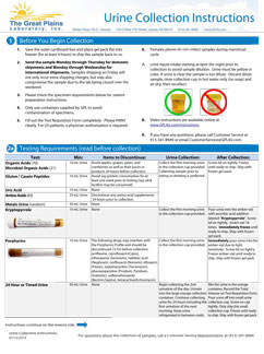 Click or tap here to view the Urine Heavy Metal Test Instructions